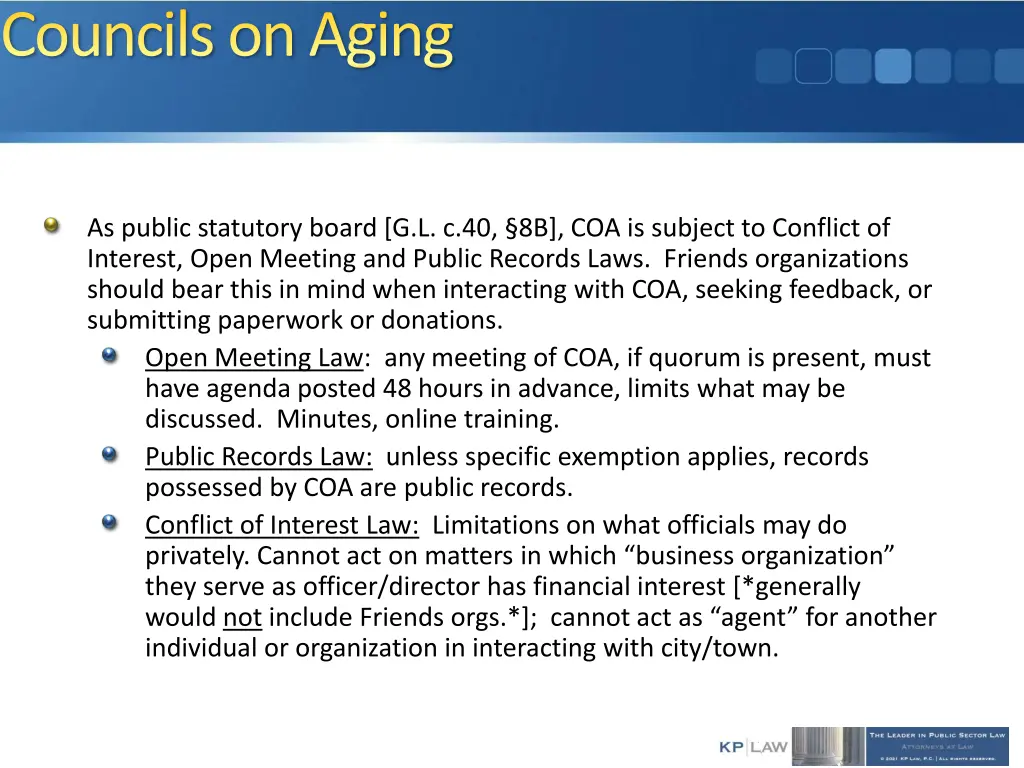 councils on aging