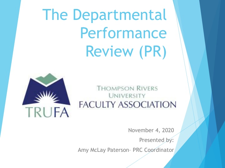 the departmental performance review pr