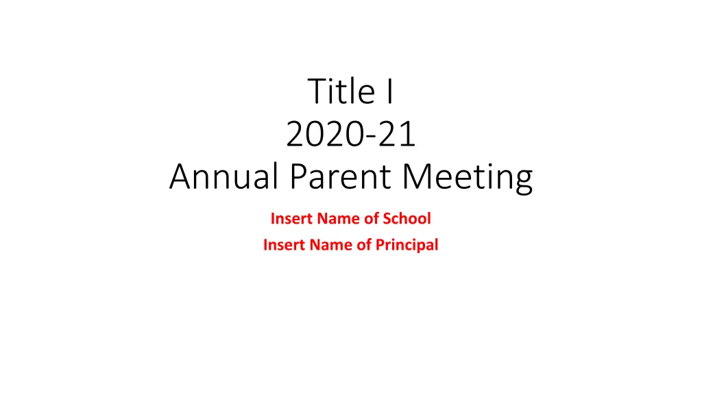 title i 2020 21