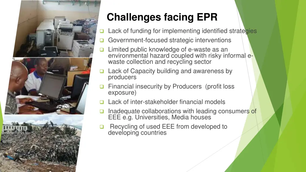 challenges facing epr