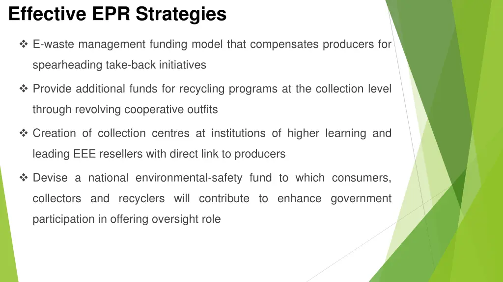 effective epr strategies