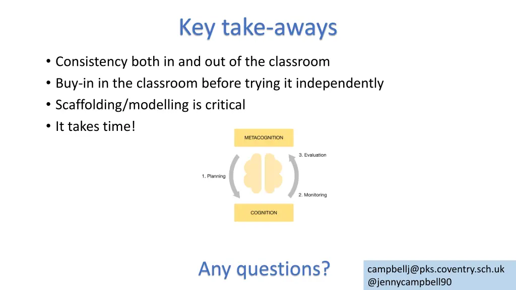 key take aways