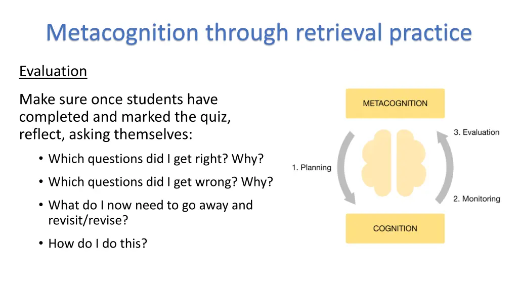 metacognition through retrieval practice 2