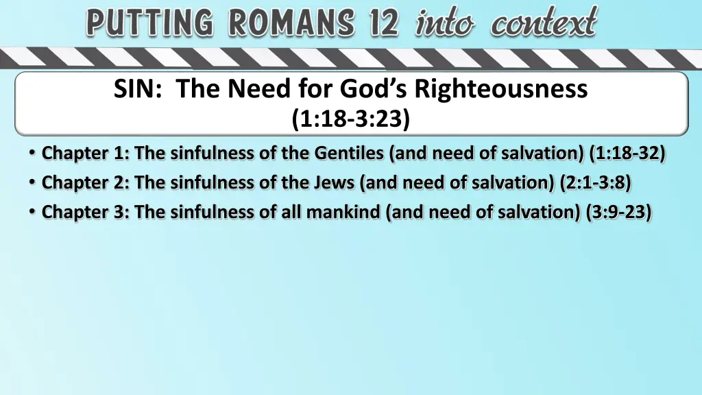 sin the need for god s righteousness