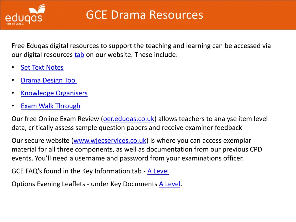 gce drama resources 1