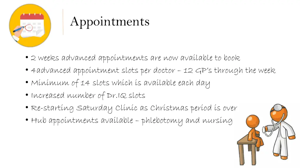 appointments