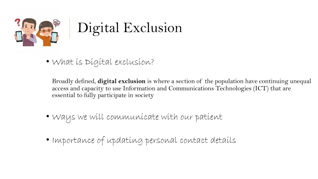 digital exclusion