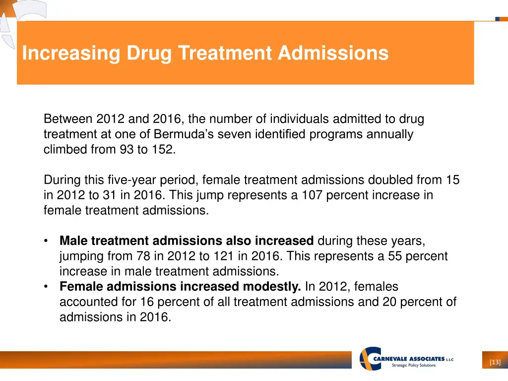 increasing drug treatment admissions