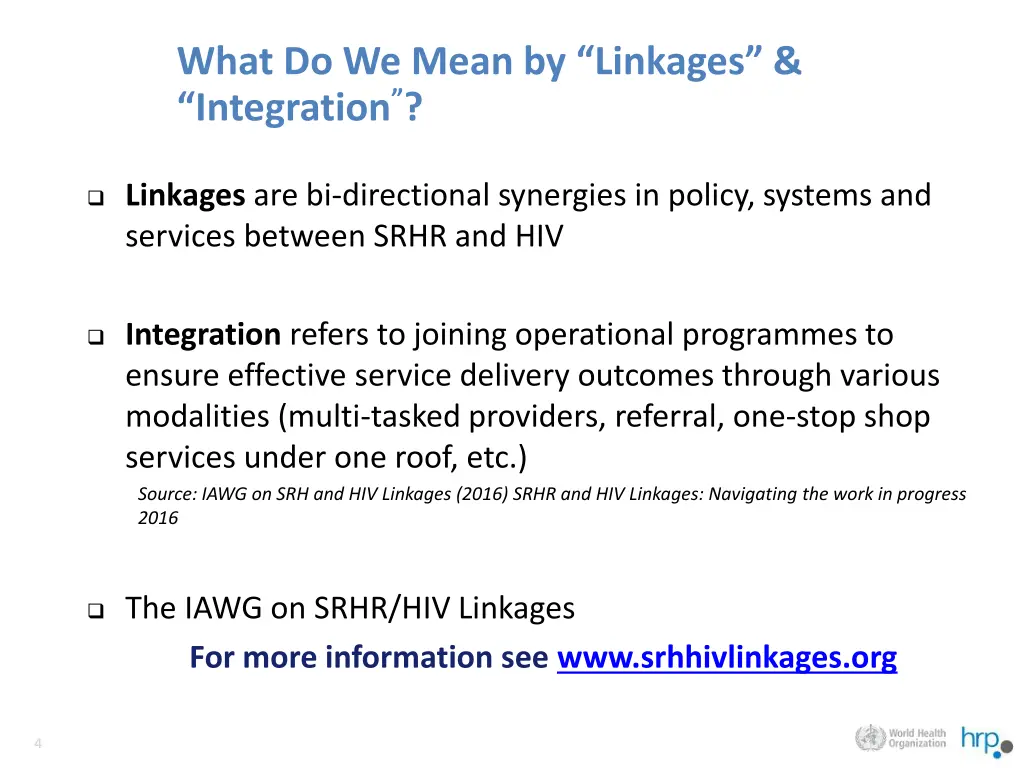 what do we mean by linkages integration