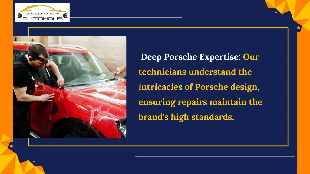 deep porsche expertise our technicians understand