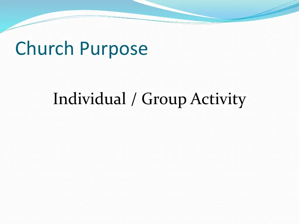 church purpose 3