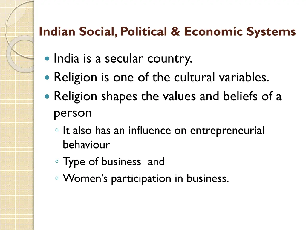 indian social political economic systems