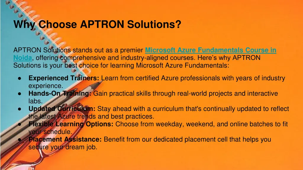 why choose aptron solutions