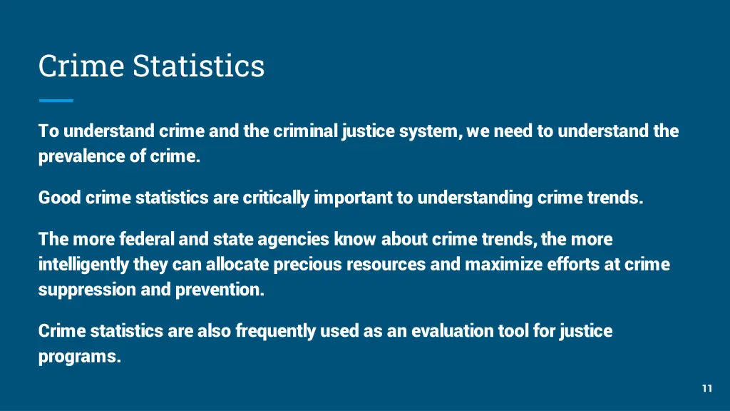 crime statistics