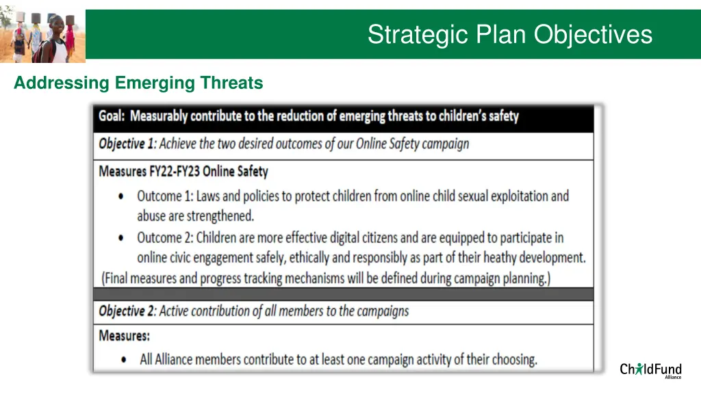 strategic plan objectives