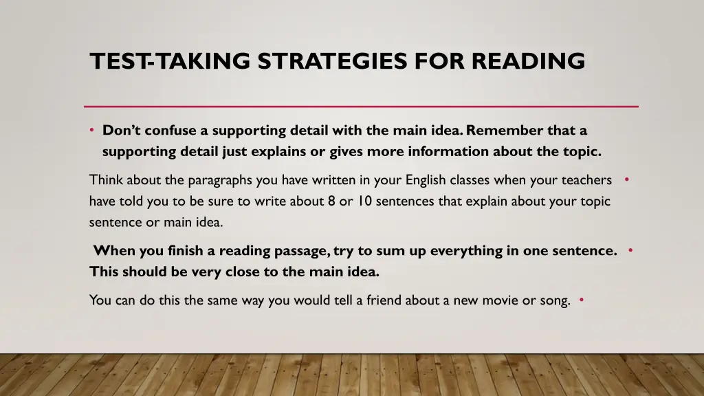 test taking strategies for reading 14