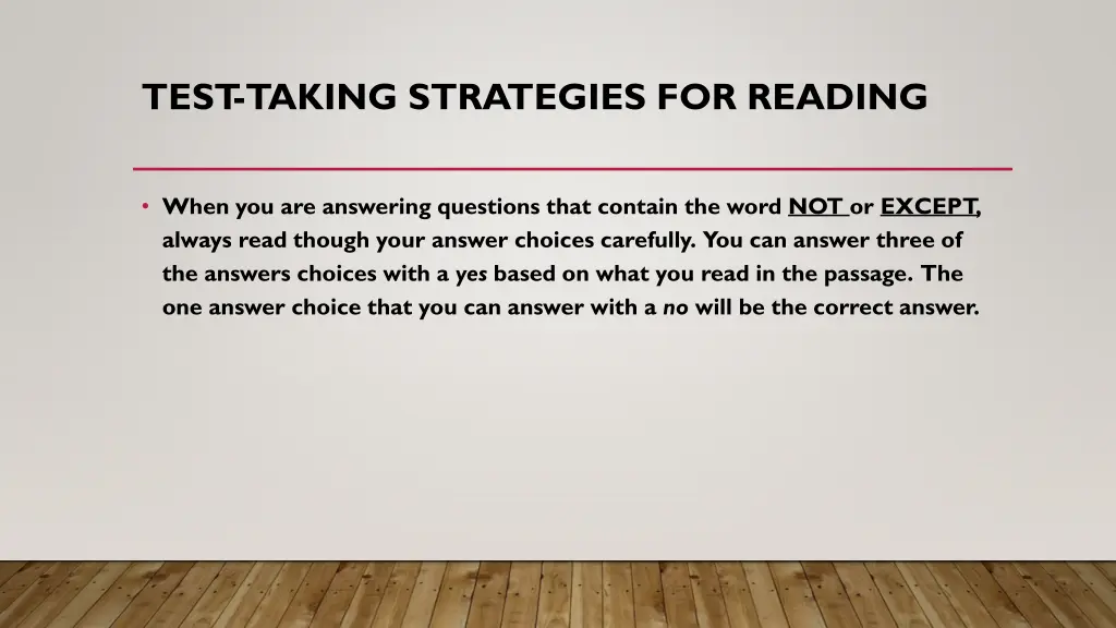 test taking strategies for reading 19