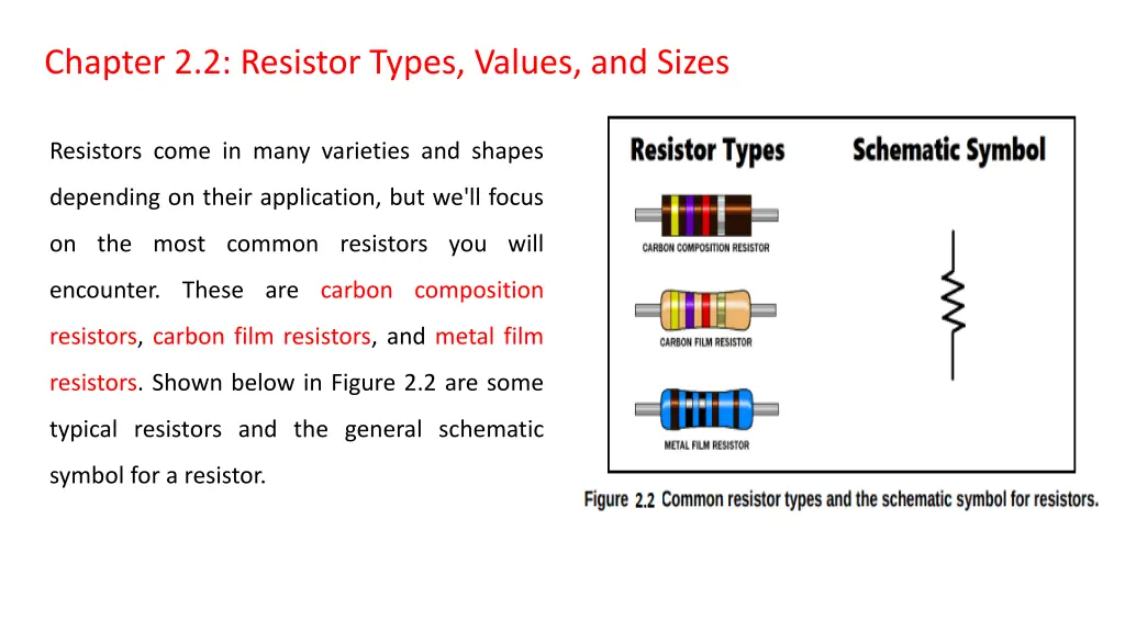 chapter 2 2 resistor types values and sizes