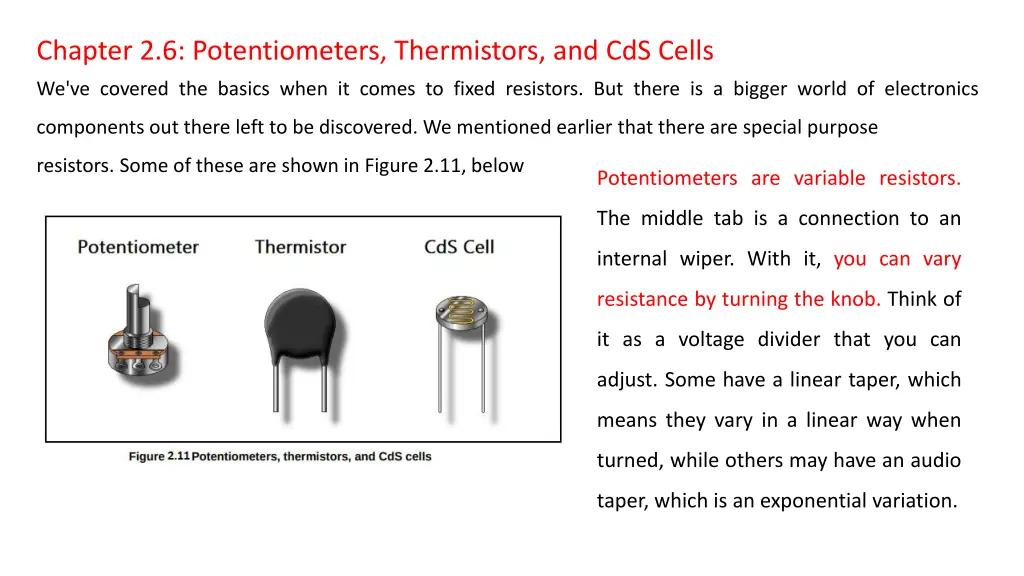 chapter 2 6 potentiometers thermistors