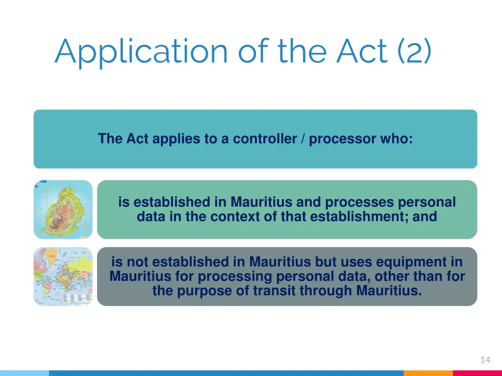 application of the act 2