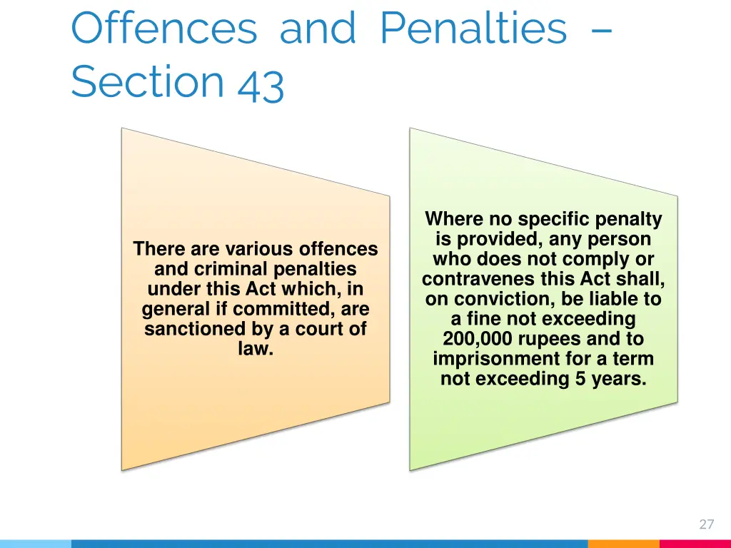 offences and penalties section 43