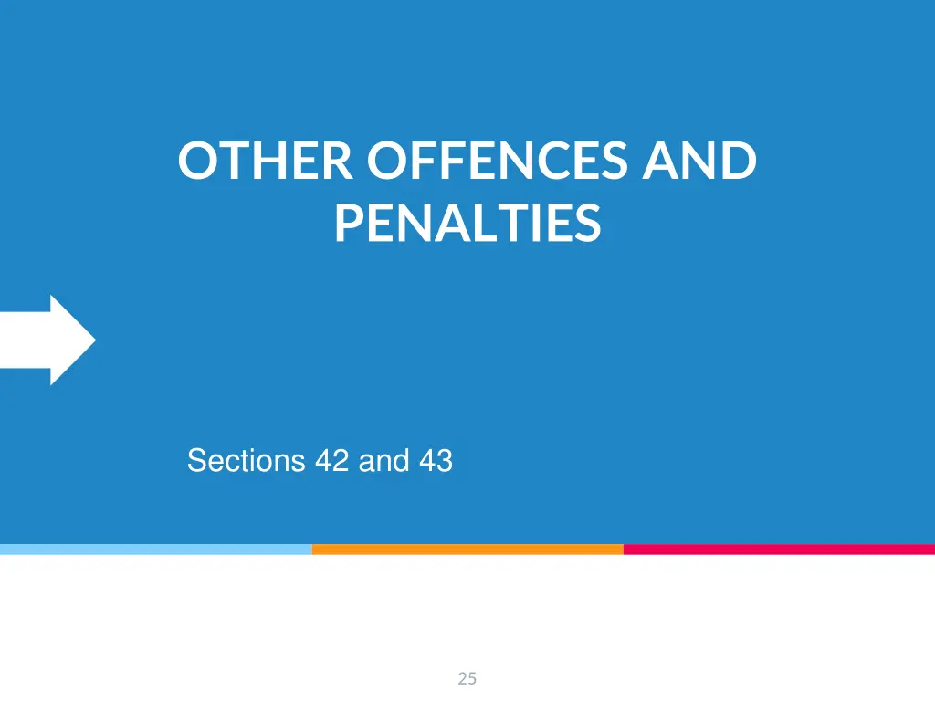 other offences and penalties