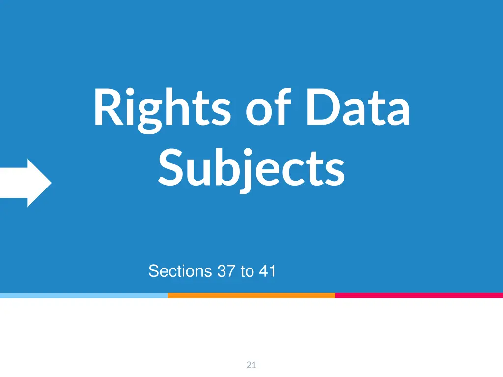 rights of data subjects