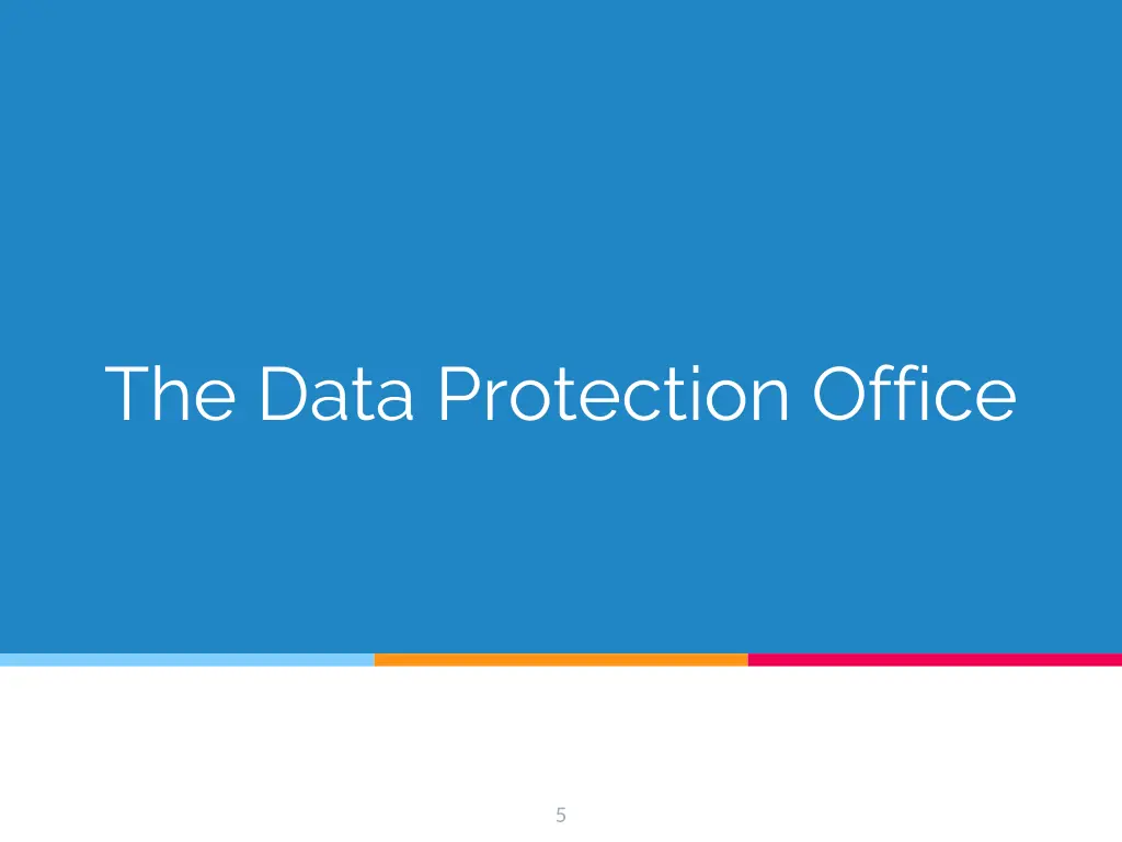 the data protection office