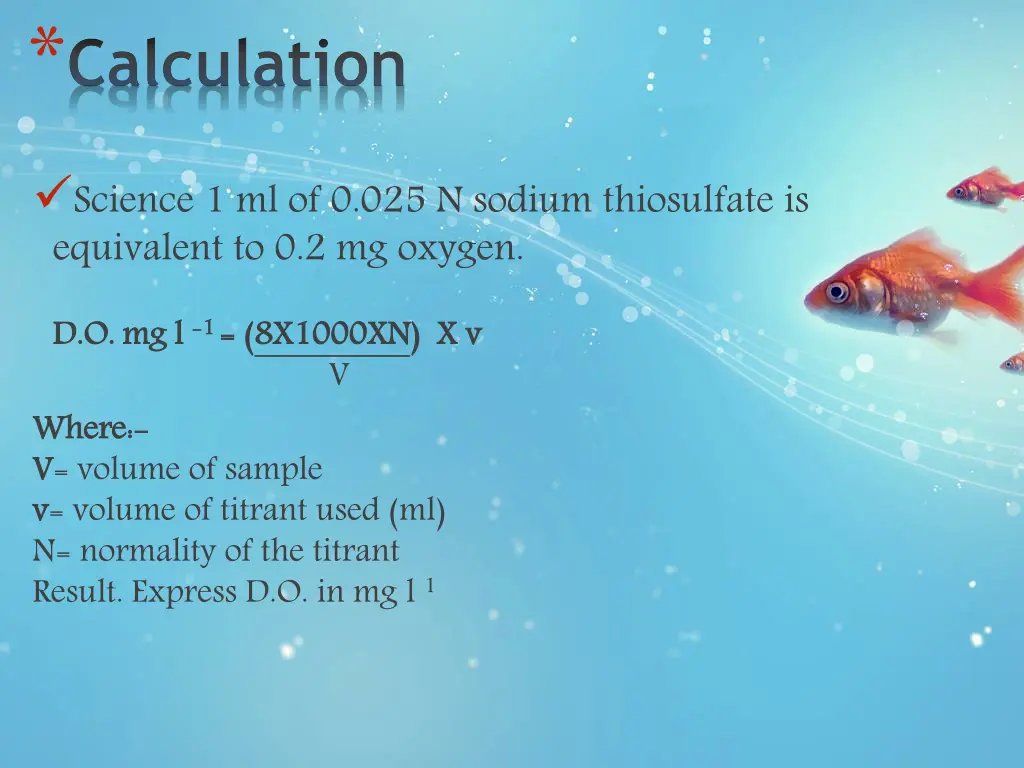 calculation