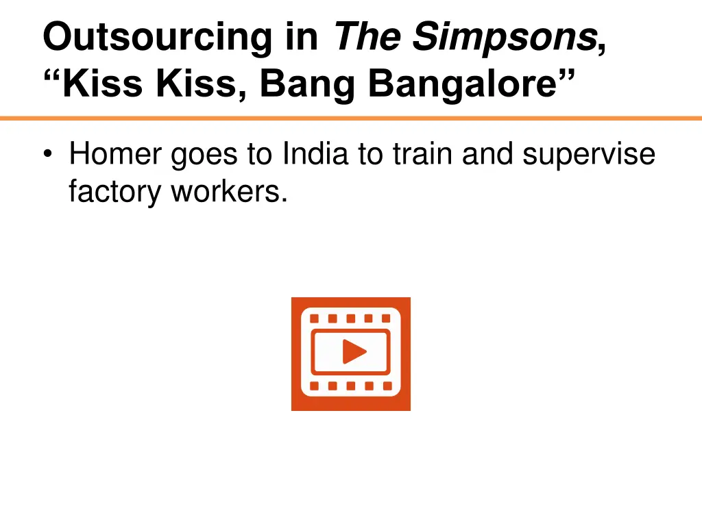 outsourcing in the simpsons kiss kiss bang