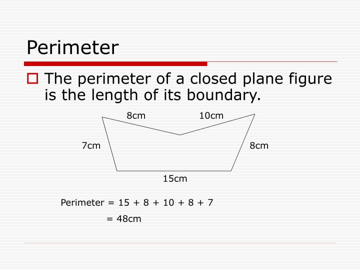 perimeter