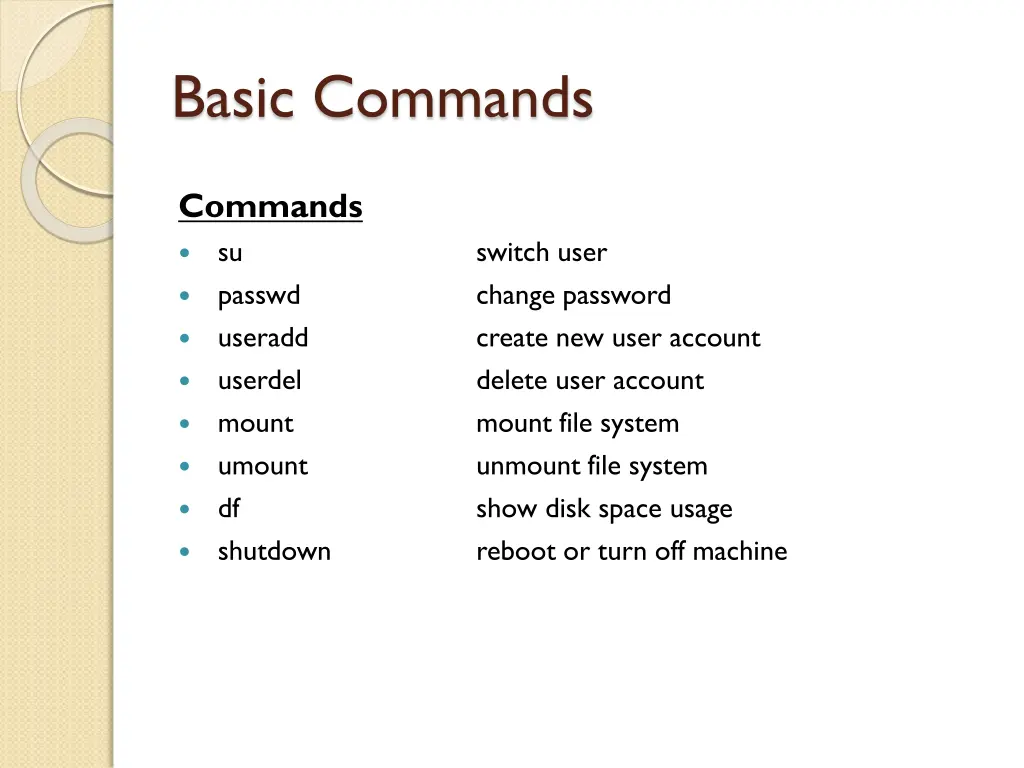 basic commands 3