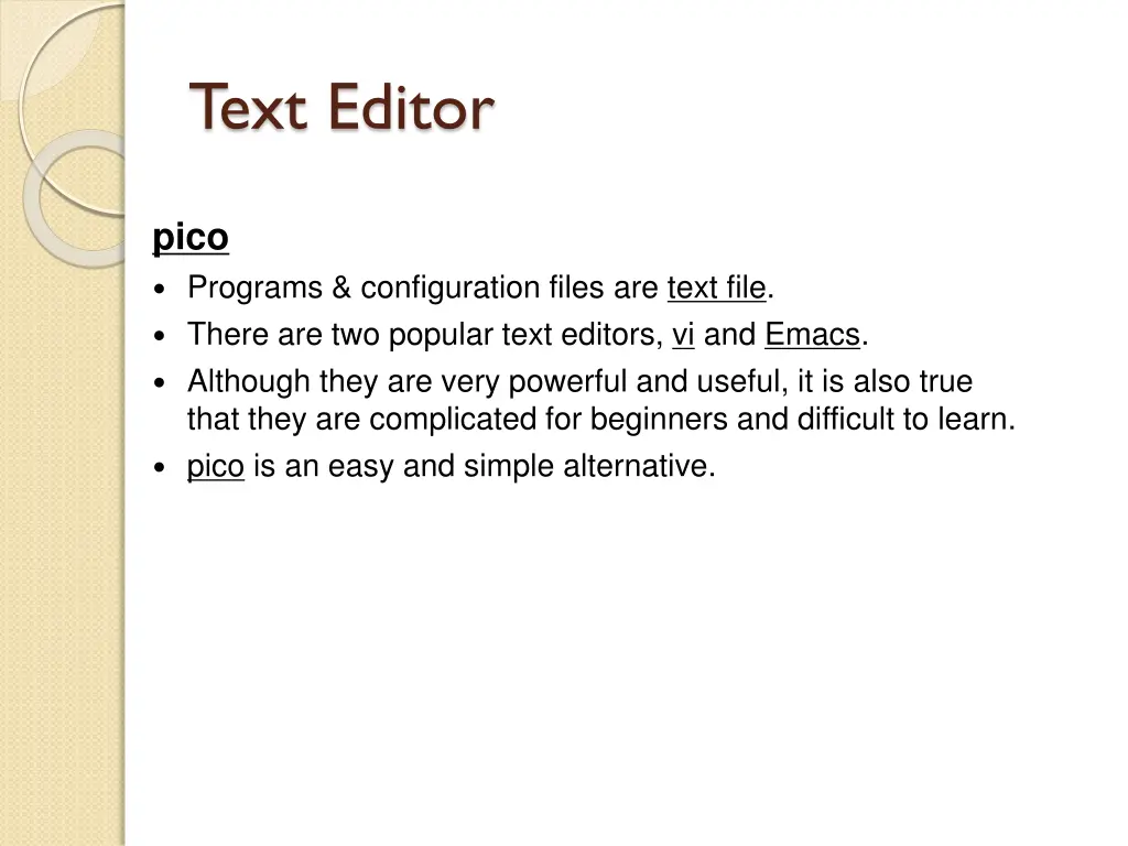 text editor