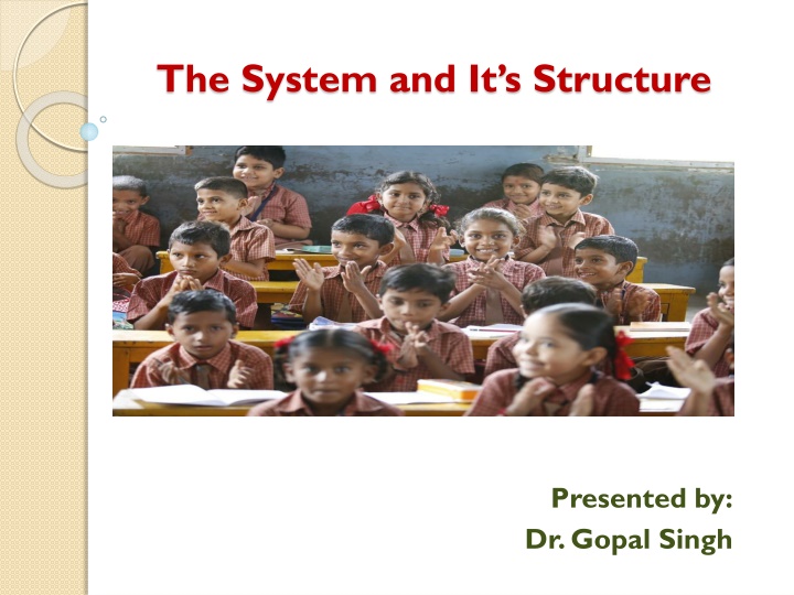 the system and it s structure