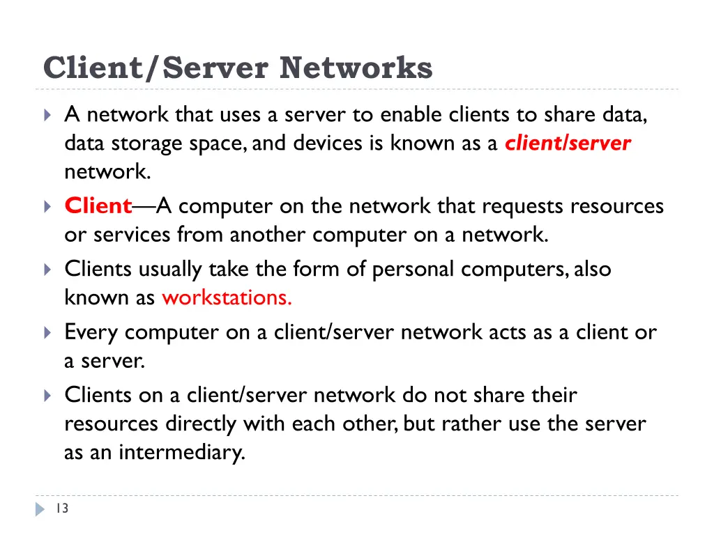 client server networks