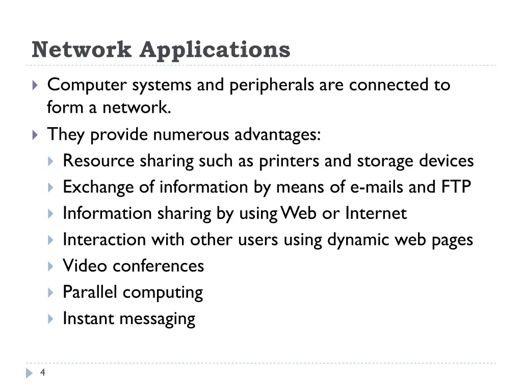 network applications