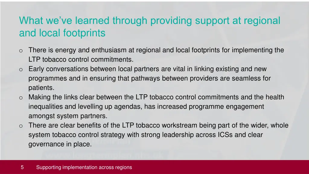 what we ve learned through providing support