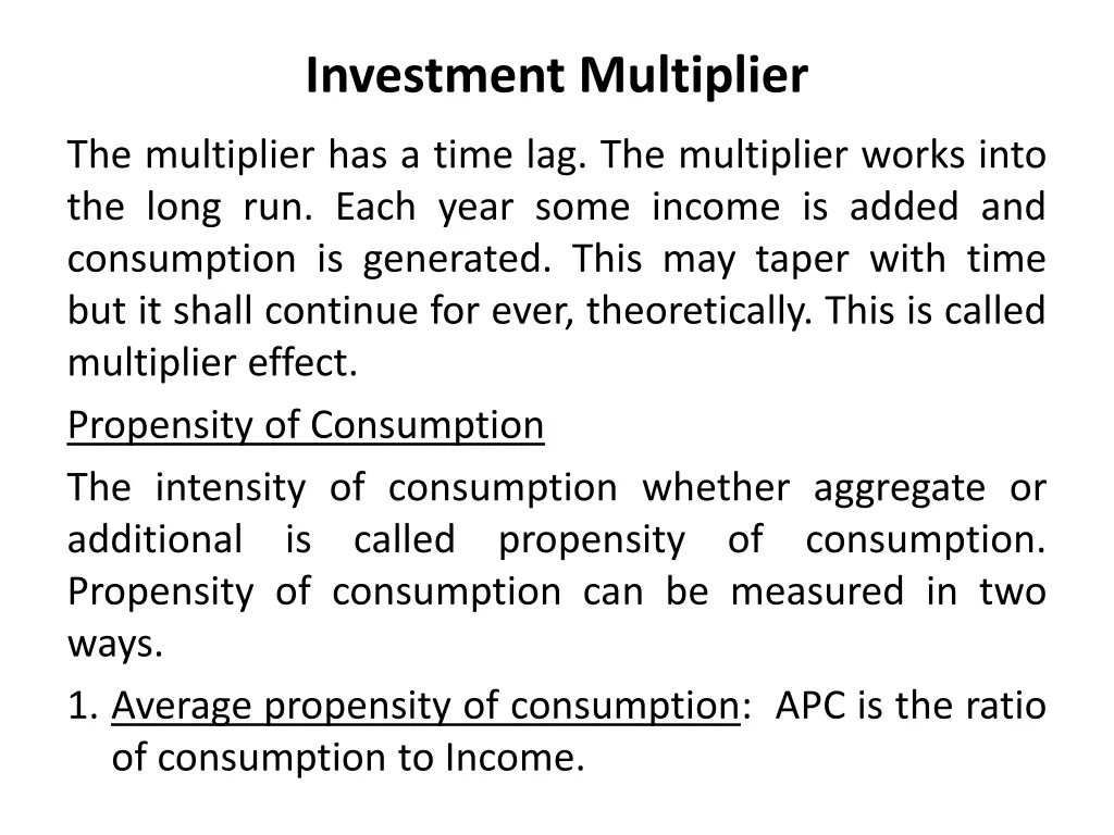 investment multiplier 2