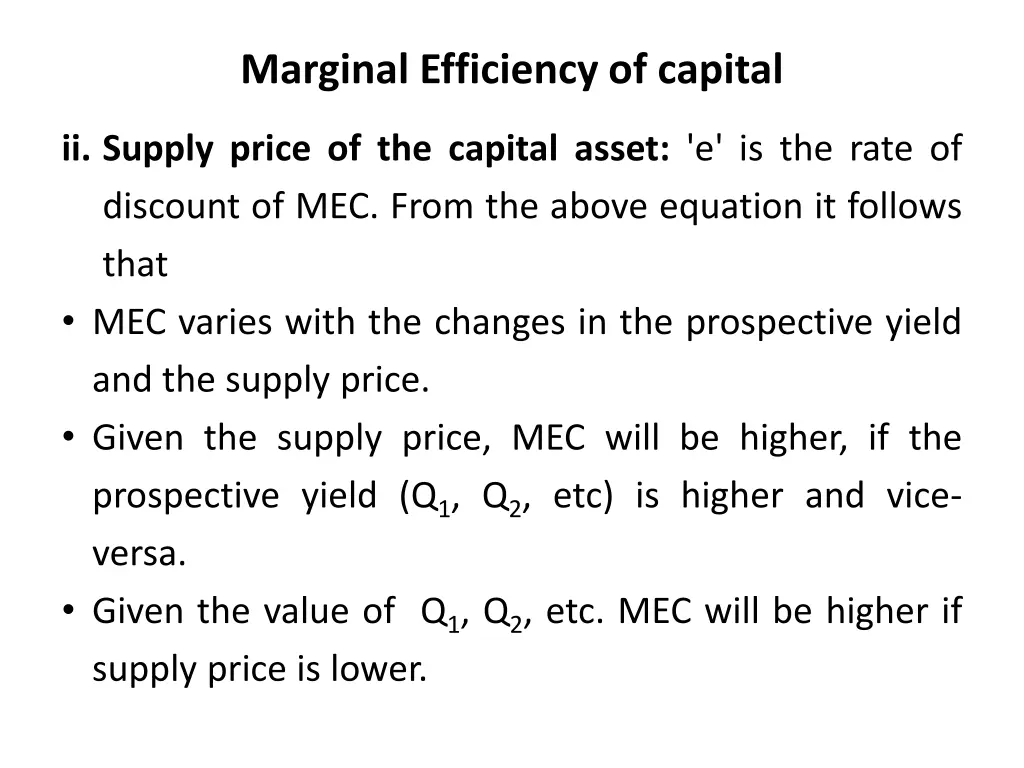 marginal efficiency of capital 1