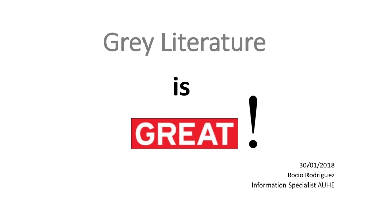 grey literature grey literature