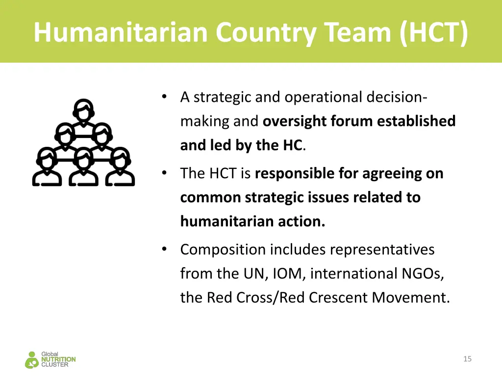 humanitarian country team hct