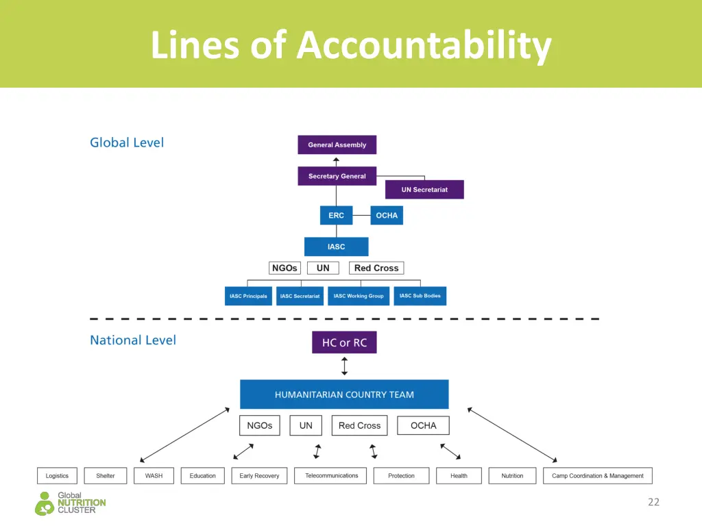 lines of accountability