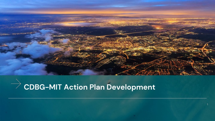 cdbg mit action plan development