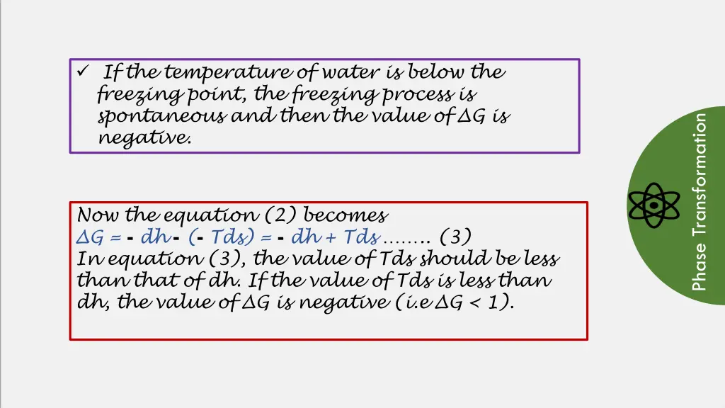 if the temperature of water is below the freezing