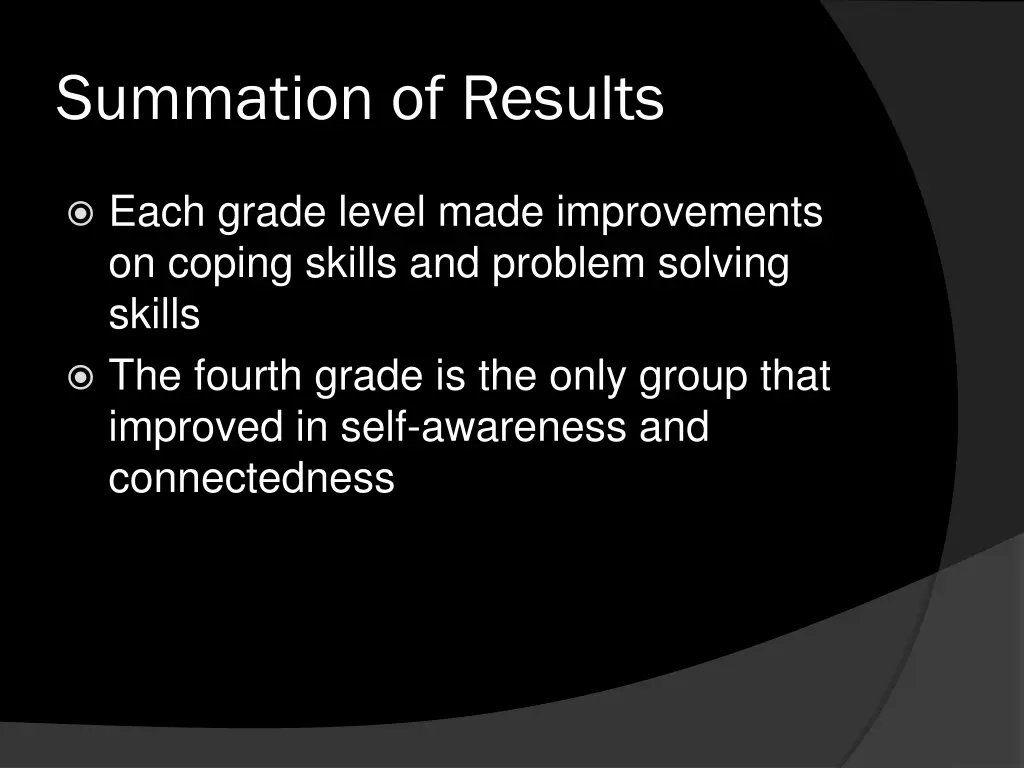 summation of results