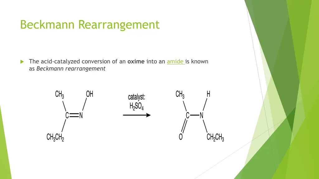 beckmann rearrangement