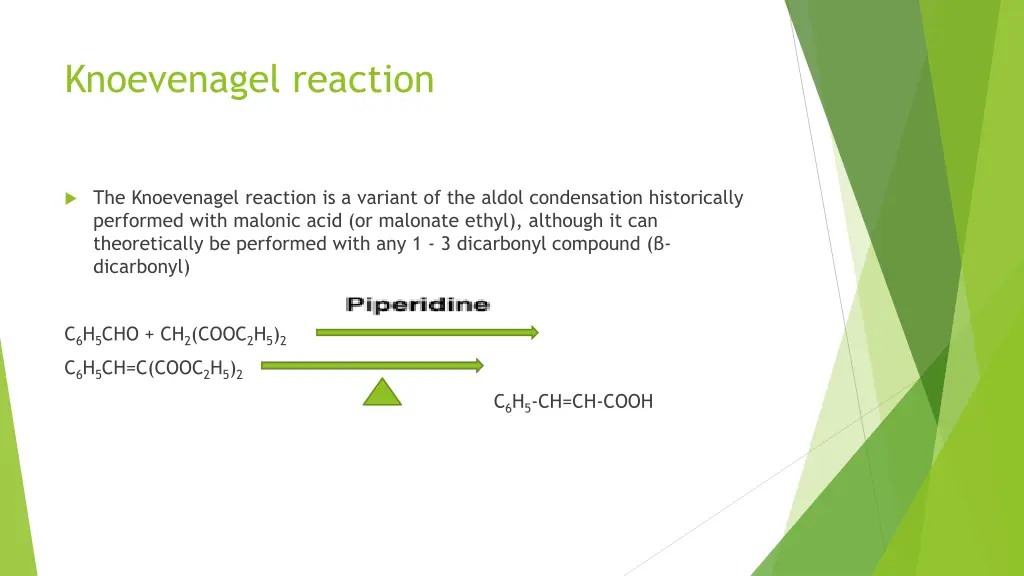 knoevenagel reaction