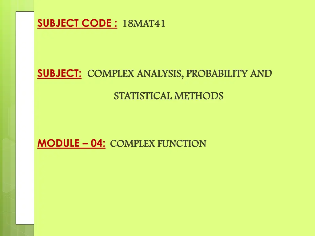 subject code 18mat41