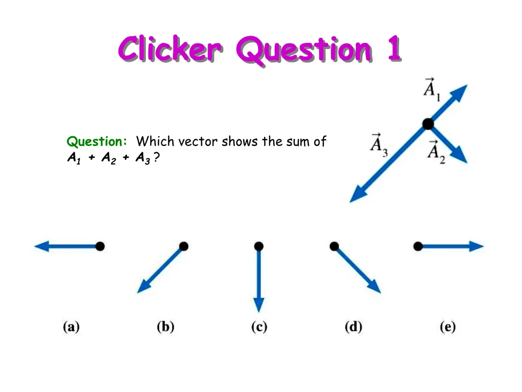 clicker question 1