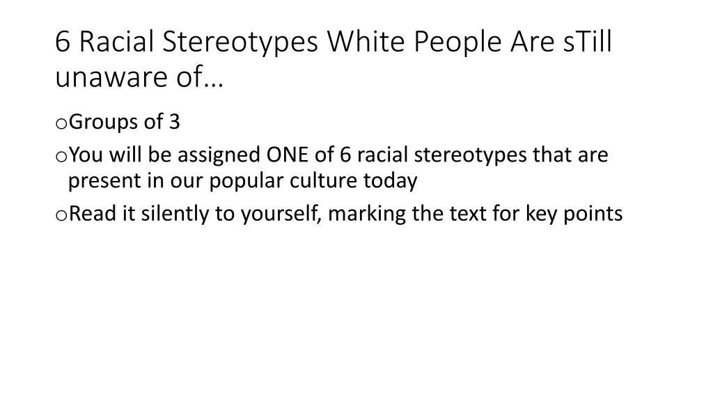 6 racial stereotypes white people are still 1